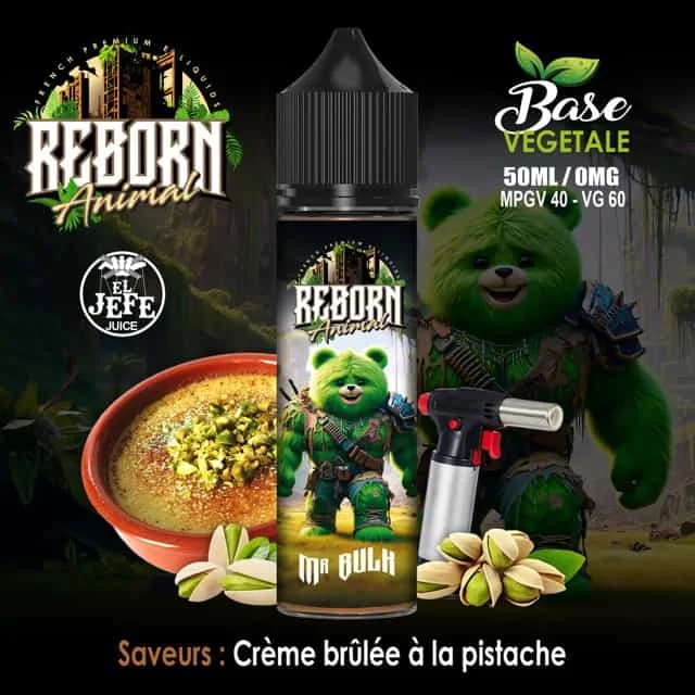 Reborn - Mr Bulk 0mg 50ml - El Jefe Juice